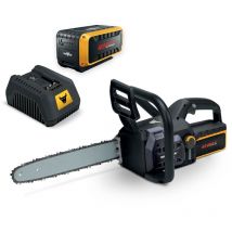 Ecs 3540 Li - Tronçonneuse à batterie lithium 40V, 4 Ah, guide de coupe Oregon de 35 cms - Mowox