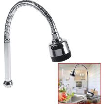 Yzmrbdqc - Mélangeur de Cuisine, 1x Bec pivotant en Acier Inoxydable 304, Robinet d'évier de Cuisine, raccords de tuyauterie, Connexion à Une poignée