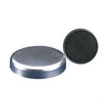 Aimant plat D.25xH7mm sans douille filetée adhérence 40 n