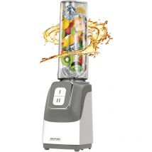 MBL-22 Smoothie Mini Blender, 2 Bouteilles Portables, 0,6 Litres, sans bpa, 2 Vitesses 350W Gris/Blanc - MPM