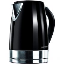 MCZ-58/C Bouilloire électrique sans fil en acier inoxydable, 1,7 litres, sans bpa 2200W Noir - MPM