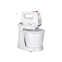 MPM - MMR-20Z Mixer Backmischgerät mit rotierender Schüssel 3 Liter, BPA-frei, 5 Geschwindigkeitsstufen + Turbo, Schneebesen und Knethaken aus