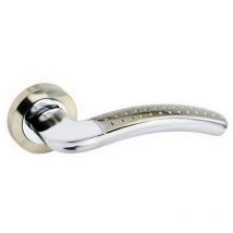 Securit - S3481 Latch Handles Dimple sn/cp 52mm