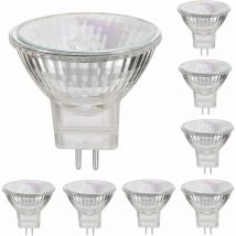 MR11 12V 35W lampes halogènes GU4 base spot 2800K blanc chaud, dimmable ,pack de 8