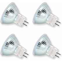 Ontway - Foco led MR11 GU4 de 2 w, blanco frío 6000 k, 120°, 200 lm, halógeno MR11 equivalente a 10 w o 20 w, ca/cc 24 v, 12 v, GU4 de 35 mm,