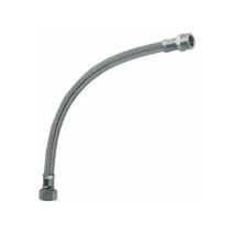 Flessibile Lavelli Inox M3/8-F3/8 – 30 Pz – Interno gomma 9,5mm – Rivestimento acciaio inox AISI 304 – Pressione max 10 bar