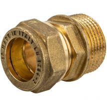 Tecuro - MS-Klemmringverbinder, Einschraubverschraubung mit zyl. Gewinde 12 mm x 1/2 ag