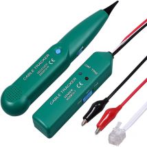 Denuotop - MS6812 Téléphone Téléphone Fil détecteur de tensionTesteur de câble réseau (batterie non incluse)