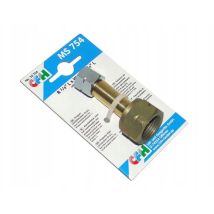 CFH – 52754 – Adattatore MS754 per riempimento bombole turistiche – Filettature R 3/8" – Idraulica riscaldamento