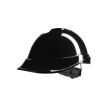 MSA V-Gard 200 Vented Safety Helmet with Fas-Trac III Suspension and Sewn PVC Sw