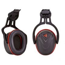 MSA V-Gard Helmet Mounted Ear Defender High Red