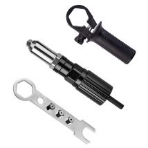 Msbd - Adaptateur de Pistolet à Rivets Électrique - Boîtier en Aluminium - Poignée Antidérapante - Perceuse Sans Fil