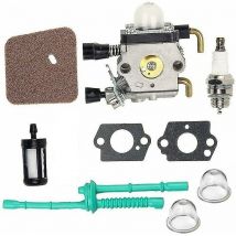 Kit Carburateur + Filtre à Air pour Stihl Fs45 Fs46 Fs55 Fc55 Fs38 Hs45 Fs74 Fs75