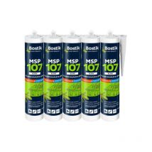 Msp sigillante Bostik 107 bianco bonding polimero e la sigillatura, supporti umidi x5 - Blanc