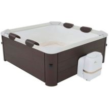 Mspa Piscina Idromassaggio Mspa F Tr062w Tribeca Rigida Noce Scuro