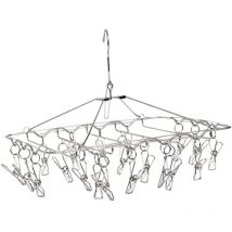 100348 - Stendino per Calzini in Acciaio Inox, 34 x 28,5 x 26 cm - MSV