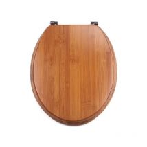 MSV - Abattant wc Bambou - Charnières Inox