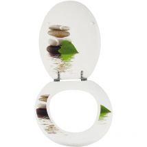 SEDIA DA BAGNO MDF "Lingga" - CERNIERE IN ACCIAIO INOX