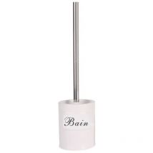 Brosse wc avec support Céramique dinan Blanc MSV