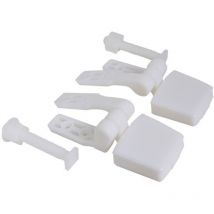 MSV - Charnieres Plastique pour Abattant Wc