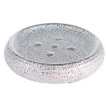 Porte Savon Céramique OMAN Argent MSV