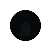 Lot de 2 Crochets rond mural repositionnables Noir MSV