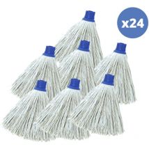 Lot de 24 franges en coton écru 150g