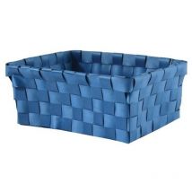 Panier de rangement 19x14x8cm Bleu Marine MSV