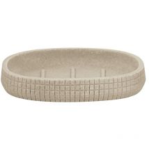 Titolare del sapone polyresin norden topo 402c