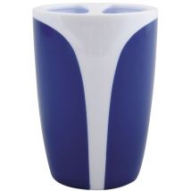 Gobelet porte brosses a dents 'kandy bleu fonce