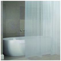 Rideau de douche eva kerry 180x200cm QUALITà‰ premium Transparent - Anneaux inclus MSV