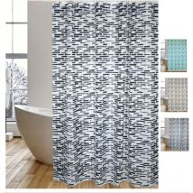 Rideau de Douche Premiumloft en Polyester 180x200cm, multicoloré, 30 x 20 x 15 cm - MSV