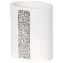 Glass 'Luanda' di poliesina in colore bianco - MSV