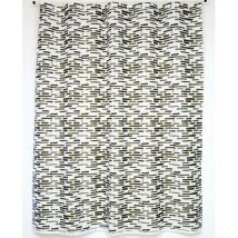 Tenda da bagno in poliestere 180X200CM cioccolato loft