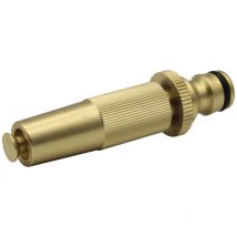MT - lanza regulable de riego laton , Lanza de riego regulable de latón Fabricada en latón con moleteado exterior según la normativa din 82 con junta