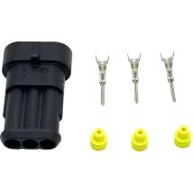 Connecteur de capteur SUPERSEAL 1,5 mm – 3 pôles – Résistant à l'eau et à l'huile – MTA