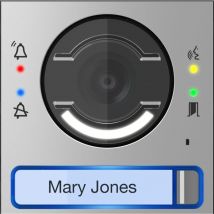 BPT - Façade pour module vidéo avec bouton simple came 62030040