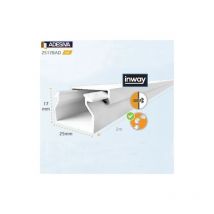 Tira Canaleta 2 mtrs Adhesiva 25x17mm