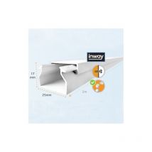 Tira Canaleta 2 mtrs Blanca 25x17mm