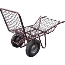 Allzweckkarre Trgf.400kg Luftrad 24kg Stahlfelge m.Kugell. Müba