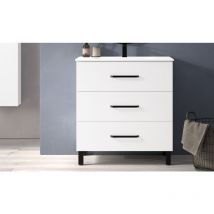 Shower Online - mueble 120 fuji 3C blanco satinado