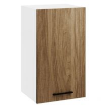 Mueble alto de cocina con puerta color nogal natural 40x32x72H cm
