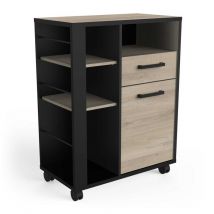 Mueble auxiliar de cocina con ruedas botier