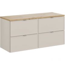 Petits-meubles - Mueble bajo lavabo 120cm encimera Alba Cachemira