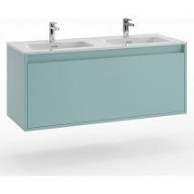 Kassia - Mueble baño + lavabo doble Tribeca l 120 x a 50 x p 45 cm