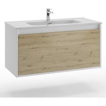 Mueble baño + lavabo Tribeca L 100 x A 50 x P 45 cm