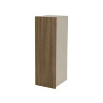 Md Block - Mueble cocina alto con una puerta en color nogal noceto, 90 cm(alto)30 cm(ancho)35 cm(largo)