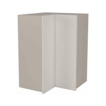 Md Block - Mueble cocina alto de rincón acabado en puertas color blanco mate, 90cm(alto) 63x63cm(ancho )35cm(largo)