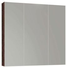 Mueble De Baño Camerino, Espejo De Una O Tres Puertas, Varias Medidas Y Colores En Marrón 120cm