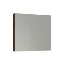 Mueble de baño Camerino, espejo de una o tres puertas, varias medidas y colores en marrón 80CM